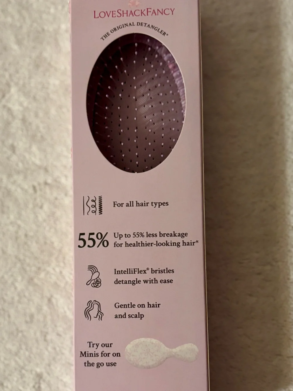 LoveShackFancy x Target: Wet Original Detangler Hair Brush - Lavender